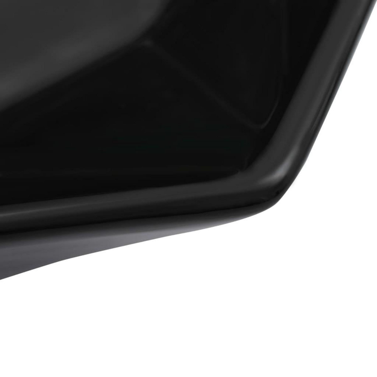 VIDAXL Lavabo 41x36,5x12 cm Ceramique Noir