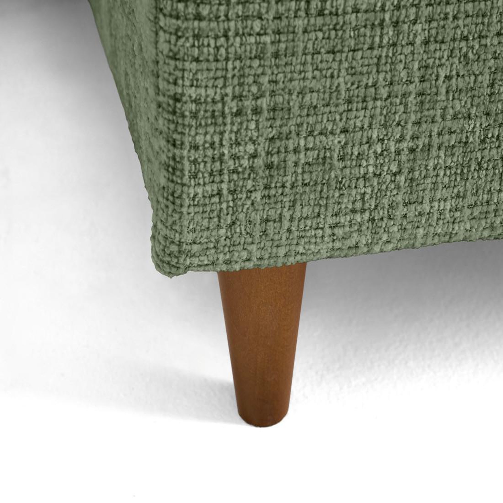 Voir la diapositive 4 : LISA DESIGN Anna - canapé d'angle droit 5 places convertible en velours texturé