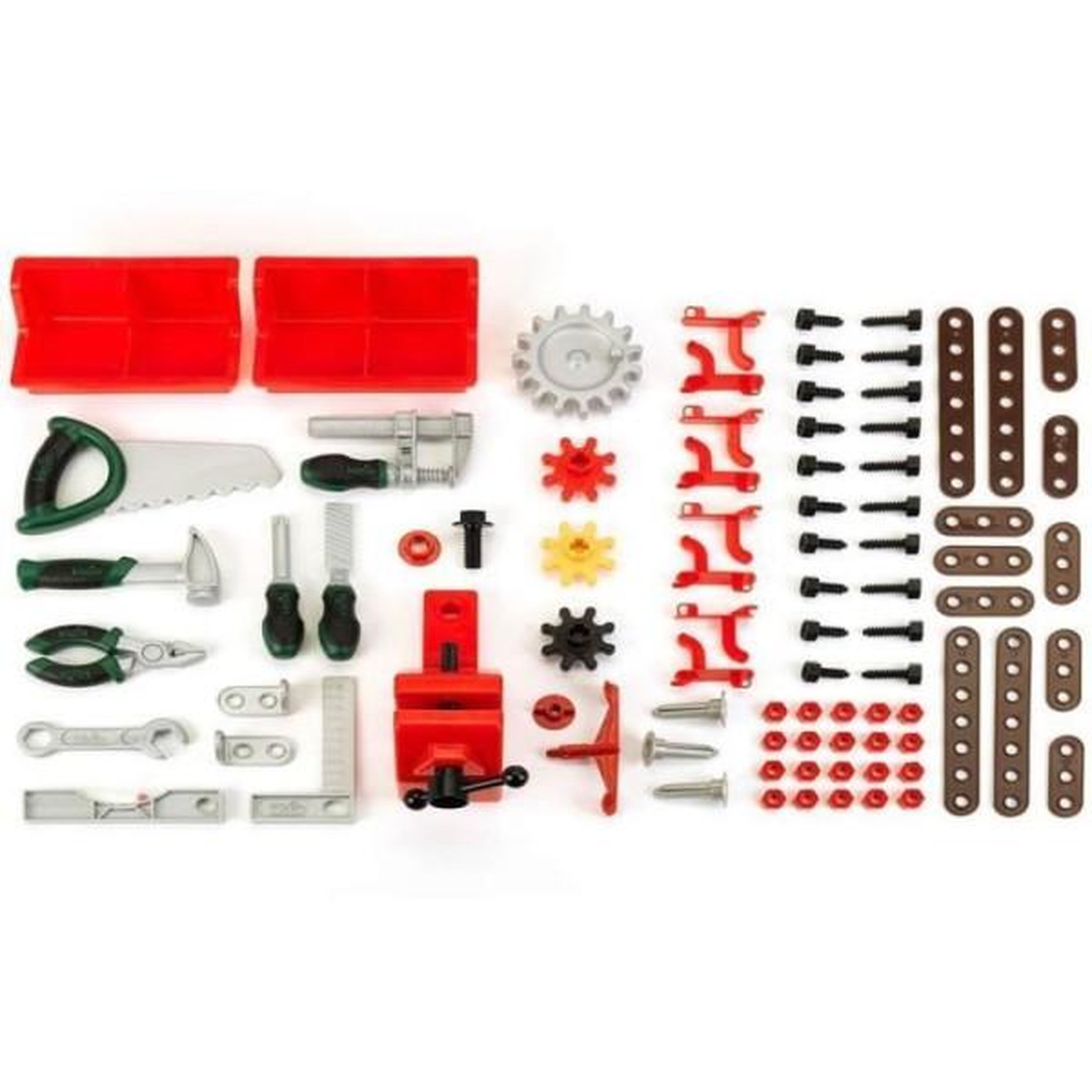 Voir la diapositive 3 : Klein BOSCH - Etabli Work-Shop Enfant - 82 Accessoires