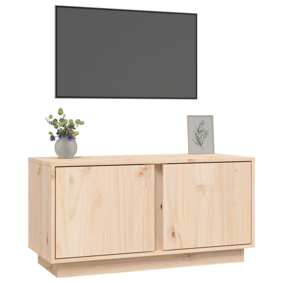 VIDAXL Meuble TV 80x35x40,5 cm Bois de pin massif