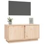 Voir la diapositive 4 : VIDAXL Meuble TV 80x35x40,5 cm Bois de pin massif
