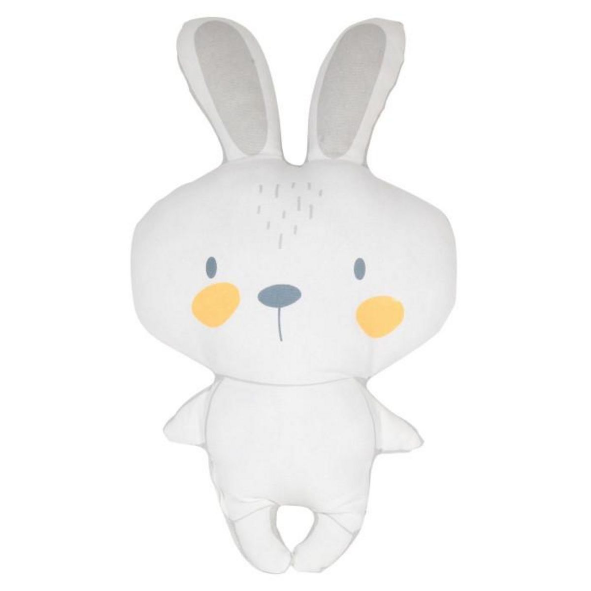 Paris Prix Lot de 3 Coussins Enfant  Étoiles & Lapin  28cm Blanc