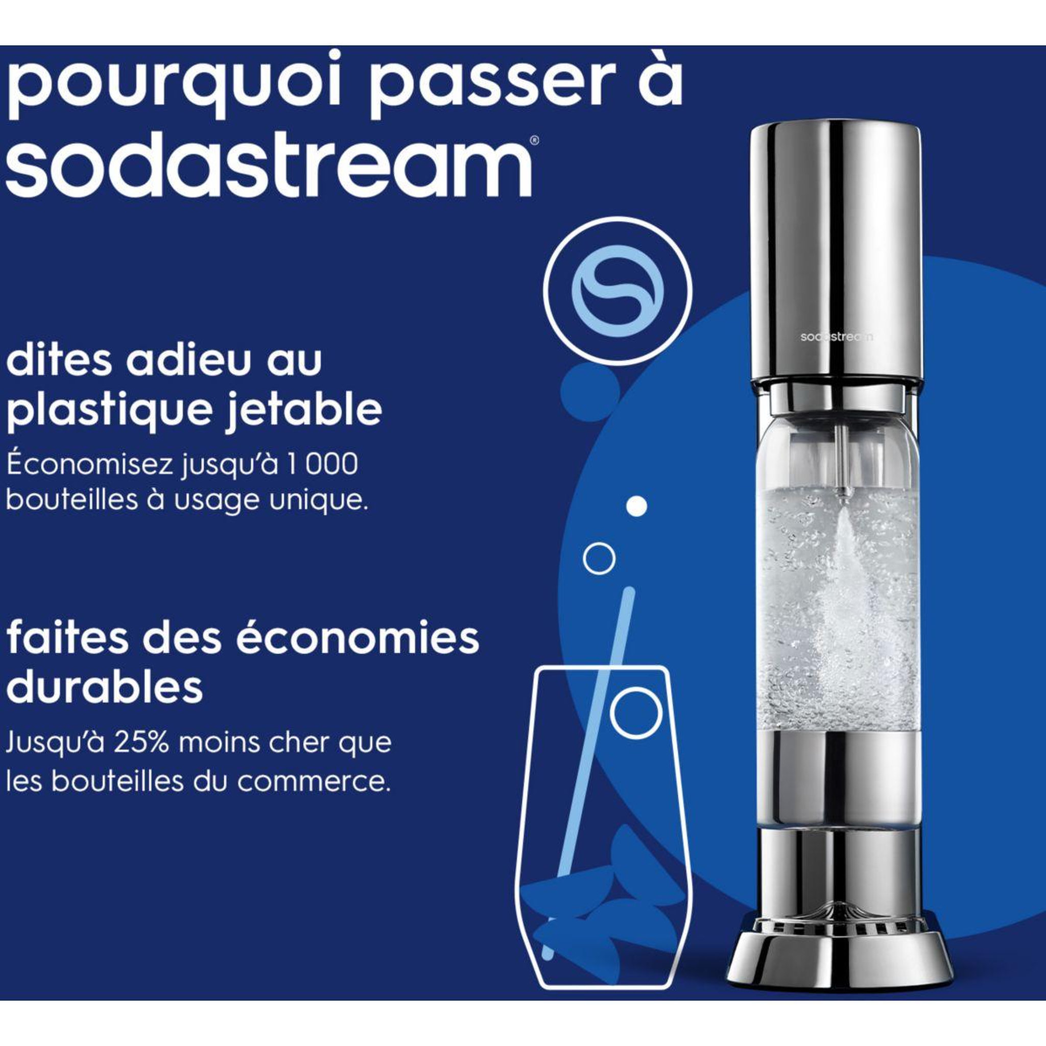 Voir la diapositive 3 : SODASTREAM Machine à soda enso 1013611330