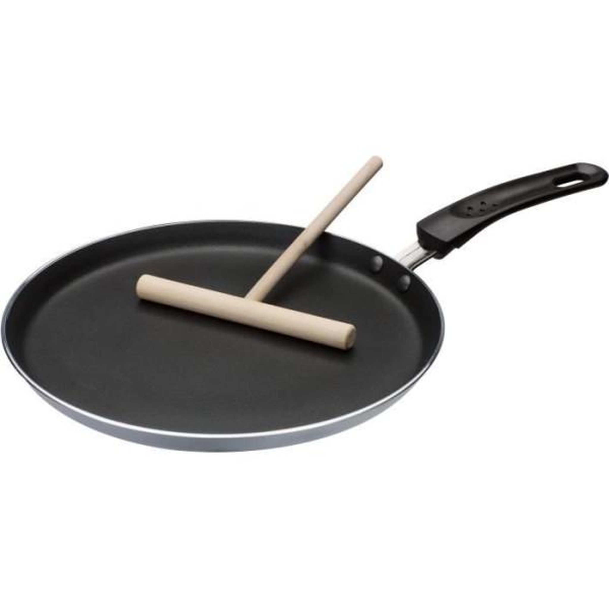 GSW Poele a crepes - GSW - 26 cm - Induction - Aluminium avec étaleur