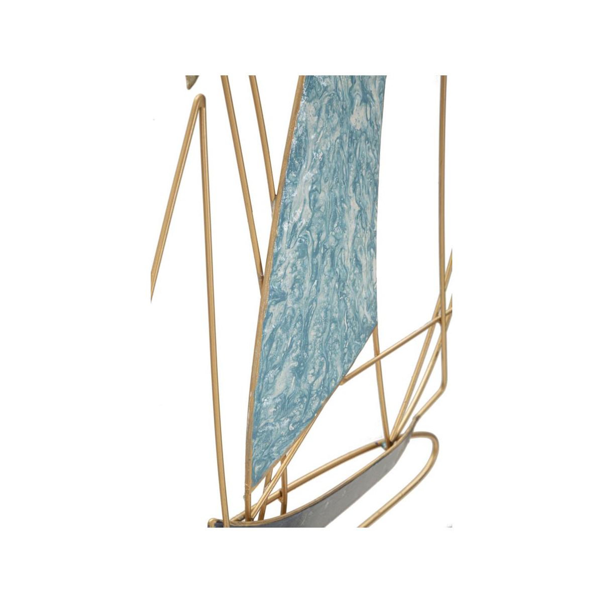 Voir la diapositive 3 : Paris Prix Décoration murale en métal  vela color  97cm multicolore