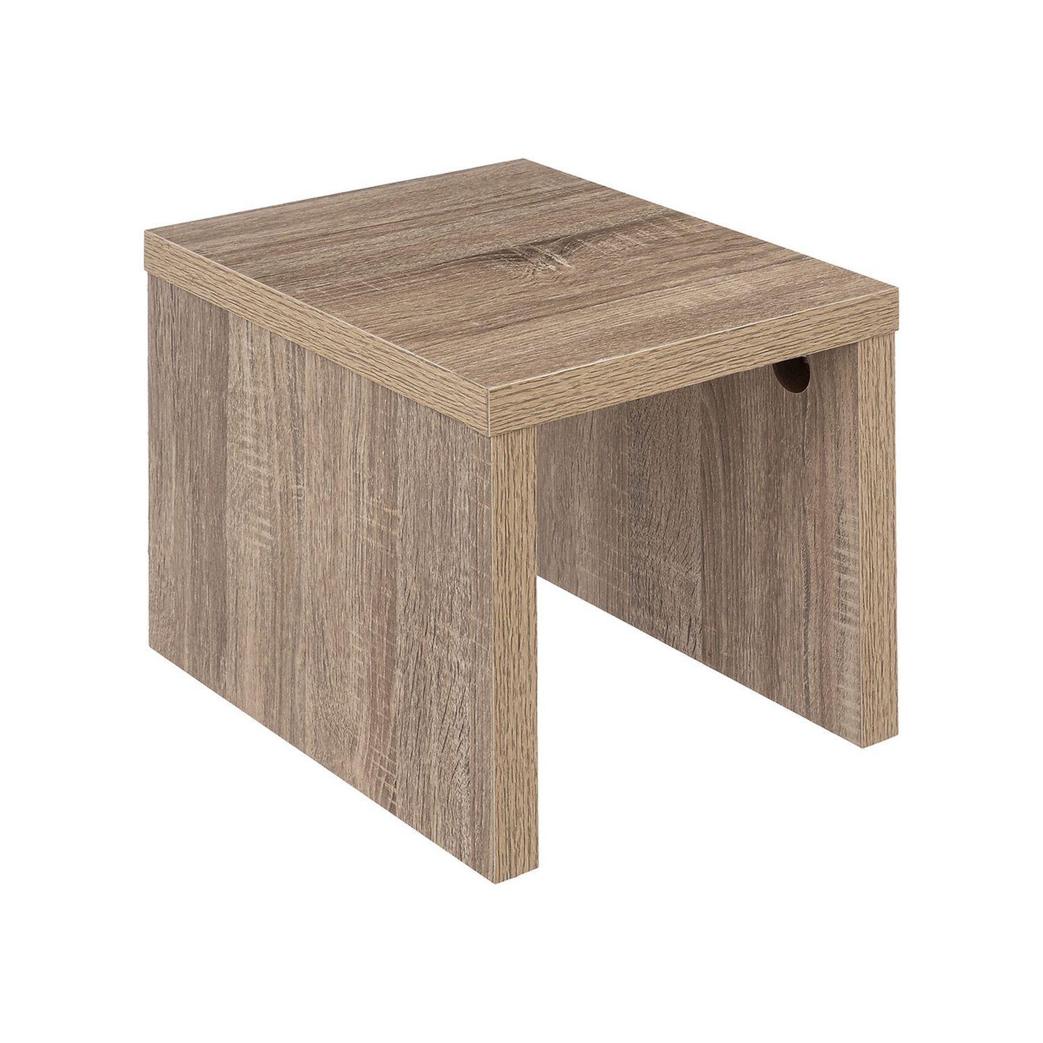 Voir la diapositive 4 : FIVE Trio de tables gigognes encastrables en mdf - hauteur 45 cm