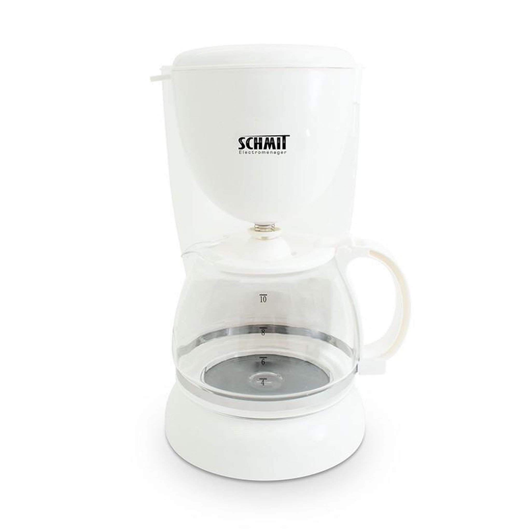 Voir la diapositive 2 : SCHMIT Cafetière 10 tasses avec filtre permanent amovible sch1012 blanc schmit