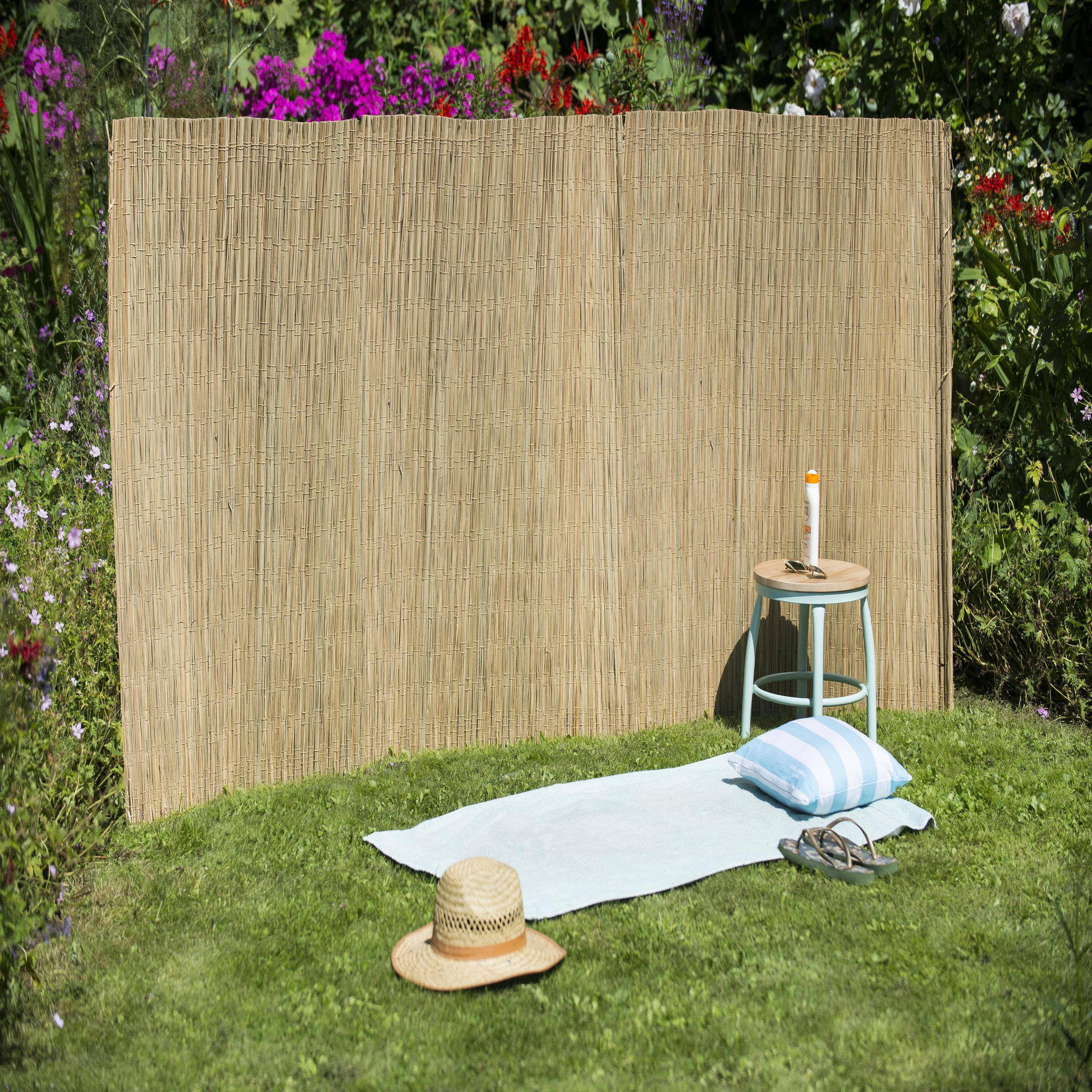 Voir la diapositive 1 : NATURE Canisse de carex naturel 1 x 3 m