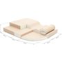Voir la diapositive 2 : IGLU Ensemble blocs roulade beige- blanc