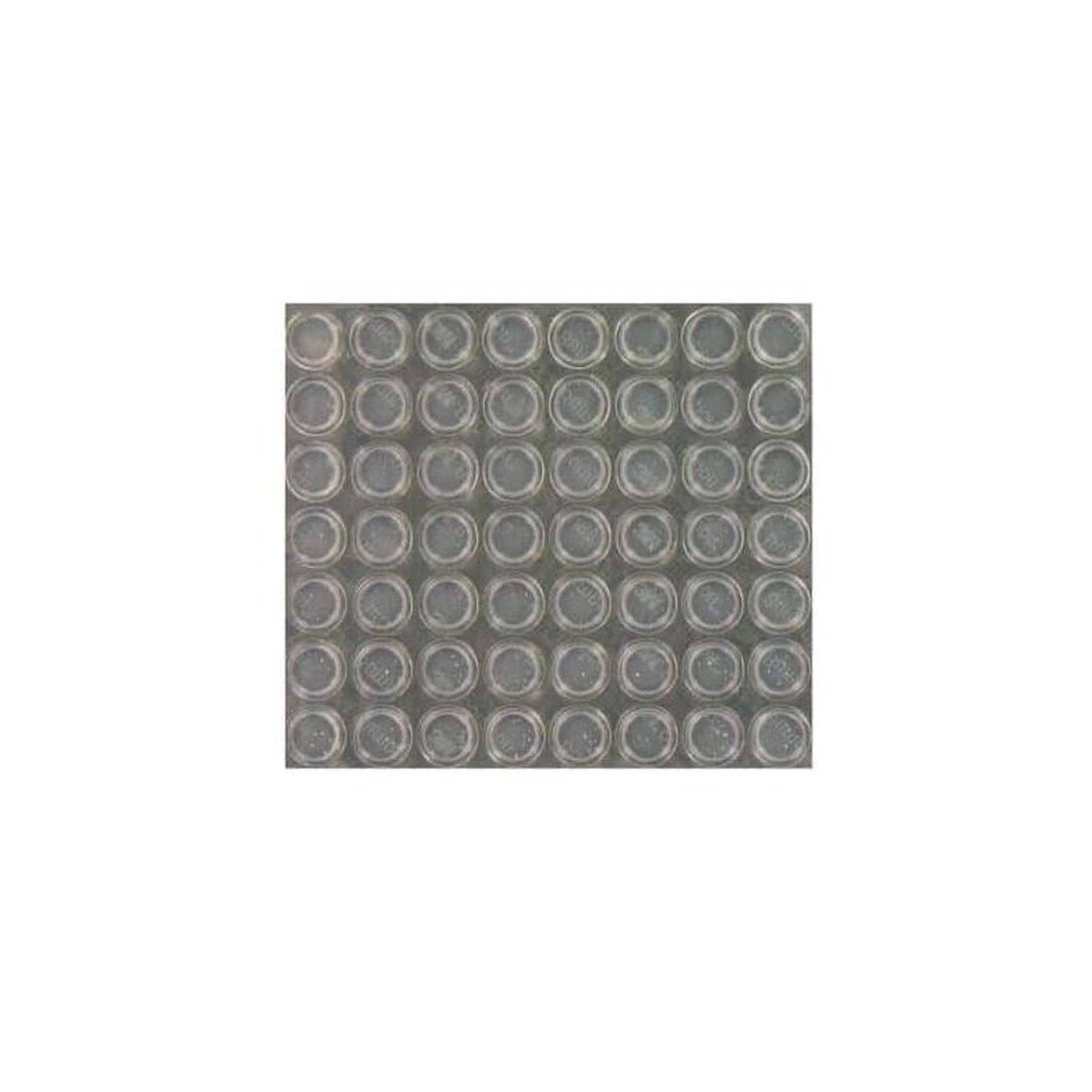 3M Plaque de 56 butées adhésives 3m sj5312t transparentes h3.5 x d12.7mm