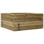 Voir la diapositive 2 : VIDAXL Jardiniere 50x50x23 cm bois de pin impregne