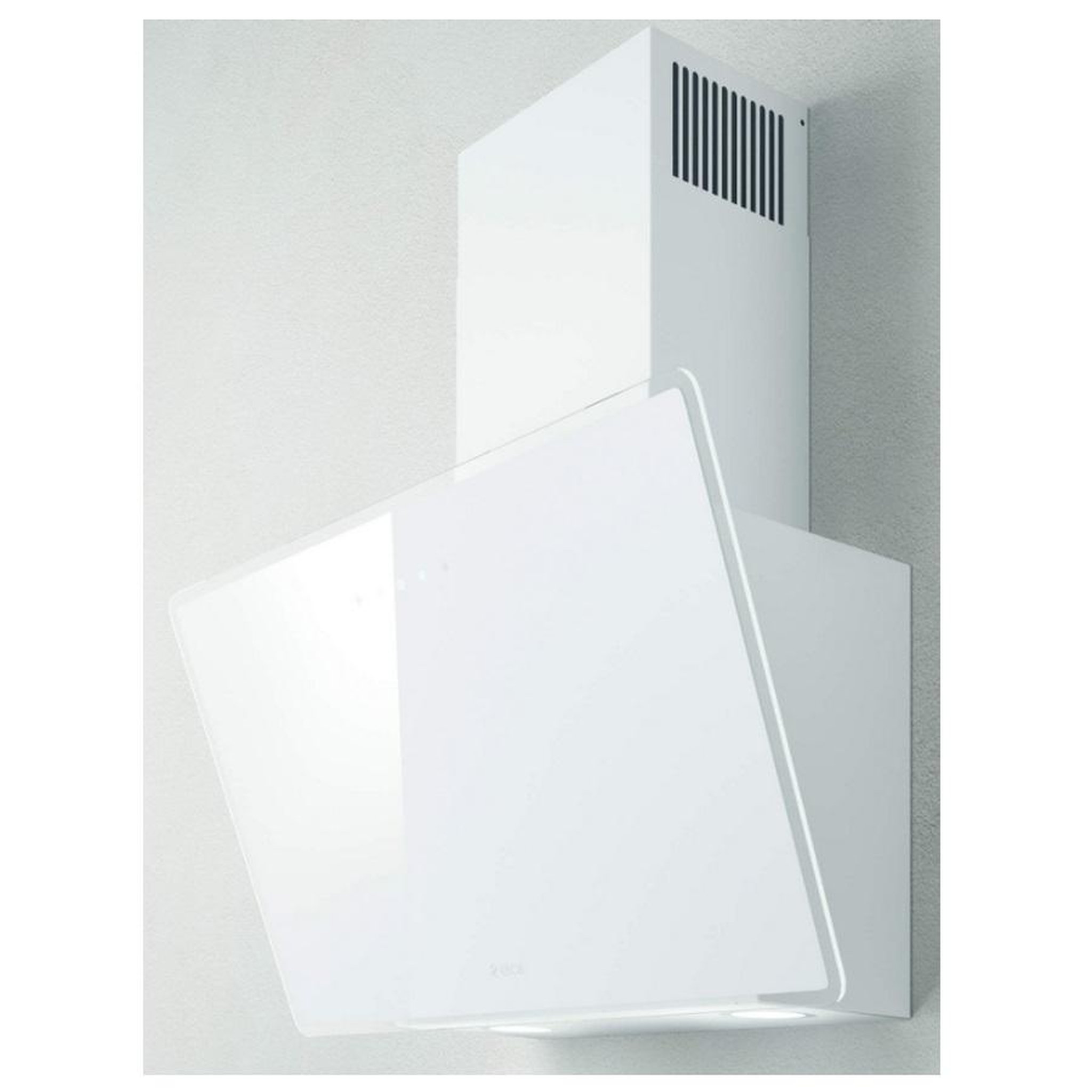 Voir la diapositive 3 : ELICA Hotte décorative inclinée 60cm 495m3/h blanc - prf0119823a
