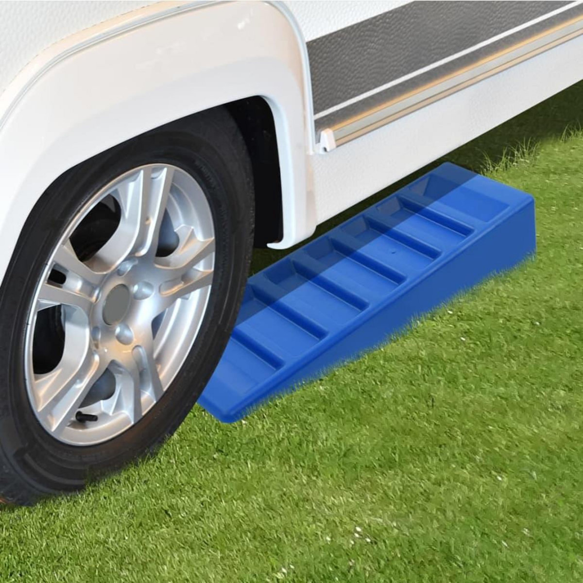 PROPLUS ProPlus 2 pcs Niveleurs de caravane 75 mm Plastique Bleu
