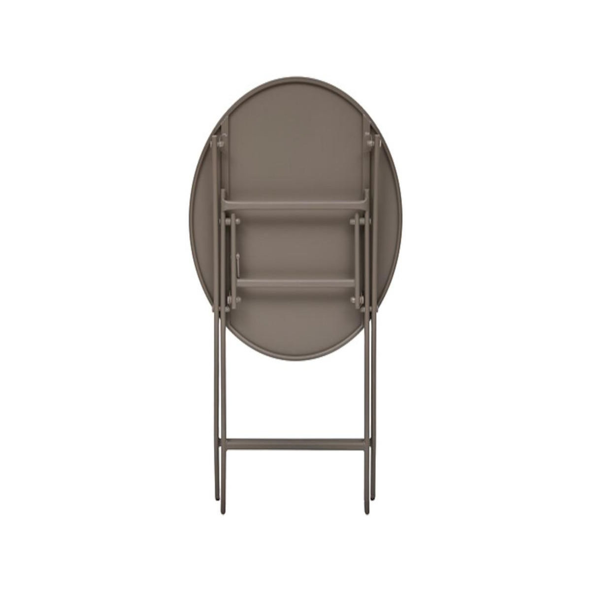 HESPERIDE Table de jardin ronde Greensboro Ø 60 cm 2 places Café - Hespéride