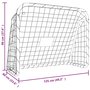 Voir la diapositive 6 : VIDAXL But de football et filet blanc 125x96x60 cm acier et polyester