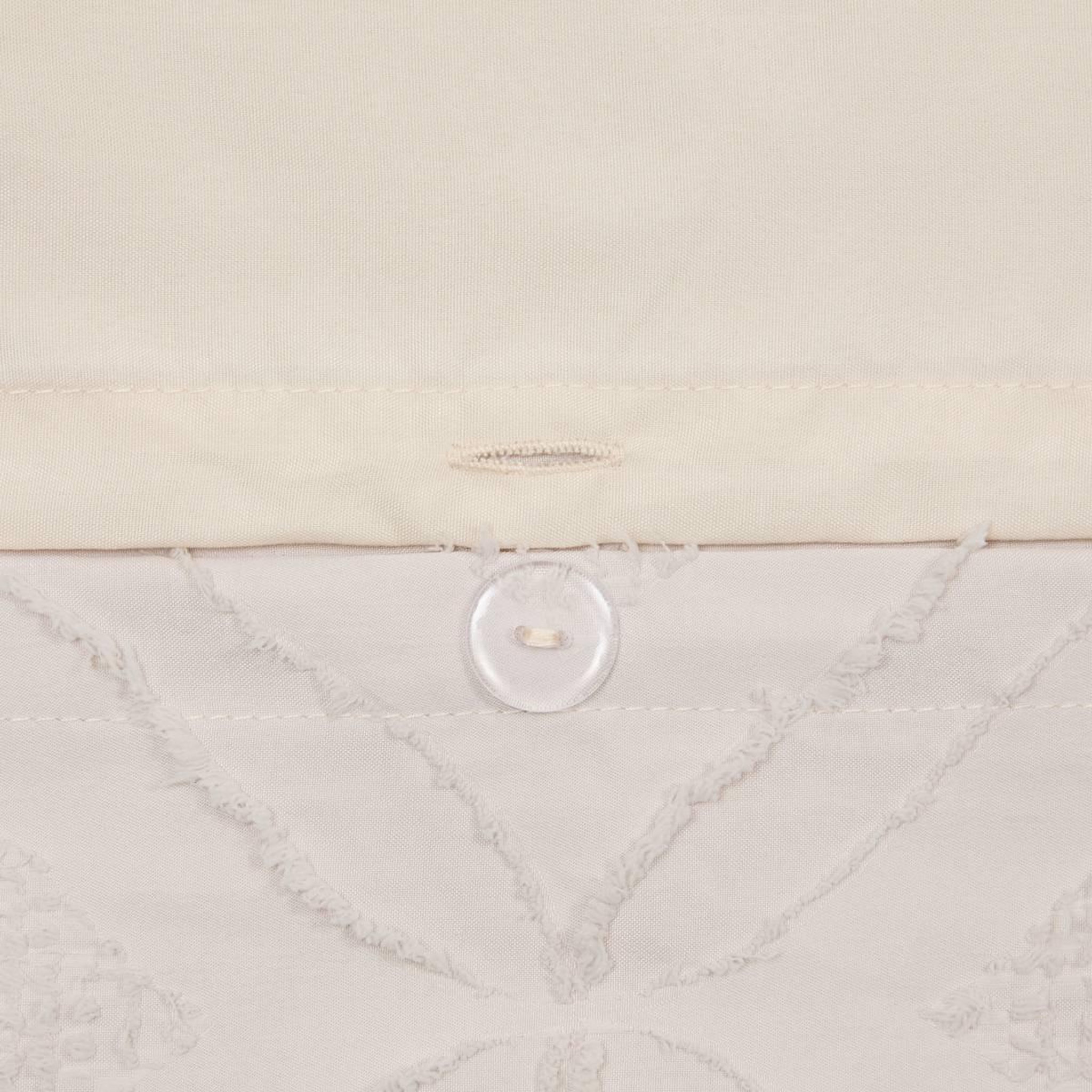 Voir la diapositive 5 : ATMOSPHERA Parure de lit 3 pièces  amy  260x240cm beige lin