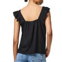 Voir la diapositive 2 : Pieces Débardeur Noir Femme Pieces Pia