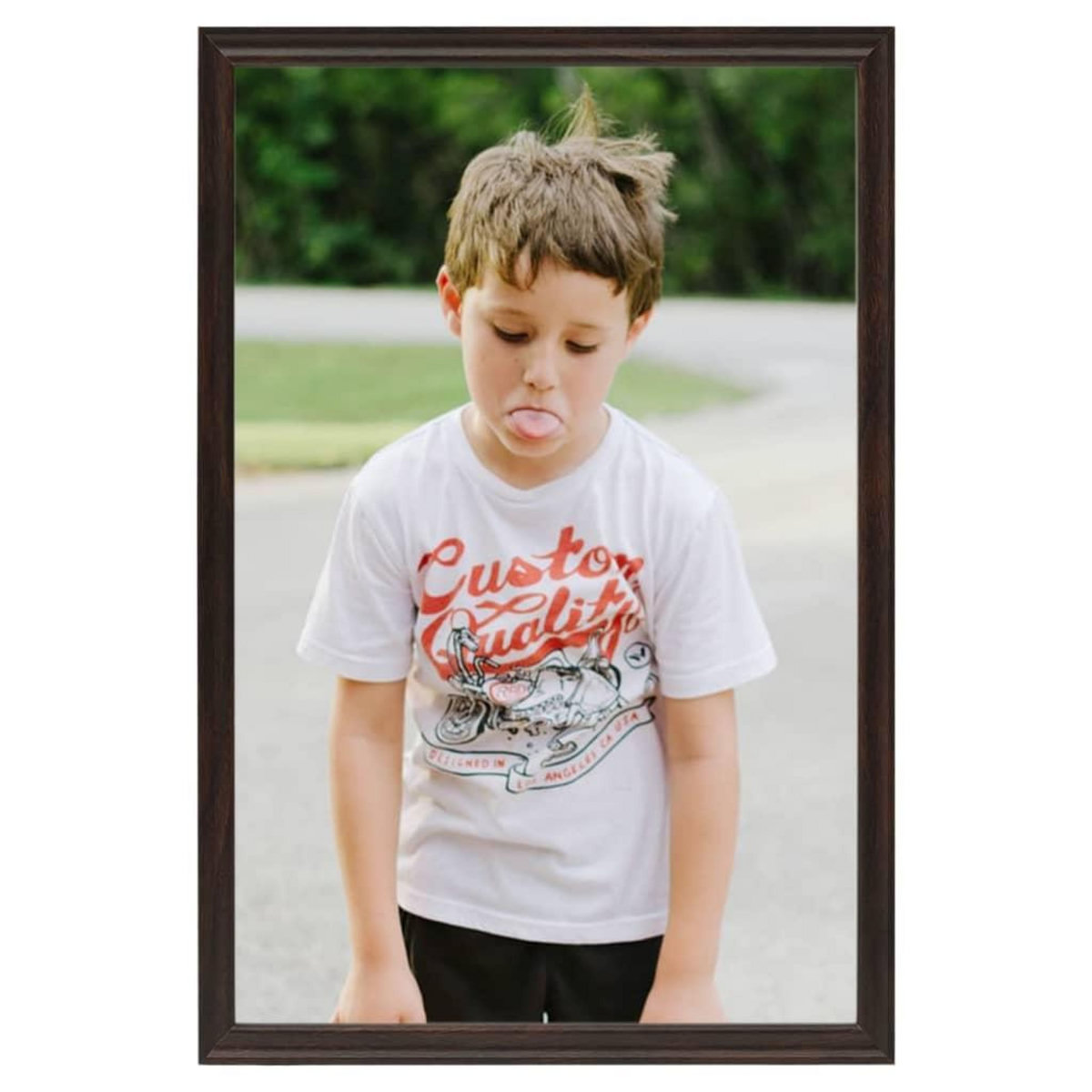 VIDAXL Collage de cadres photo 3 pcs de table Noir 21x29,7 cm MDF