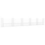 Voir la diapositive 2 : VIDAXL Panier de gabion en forme de U avec 6 poteaux Fer 620x20x100 cm