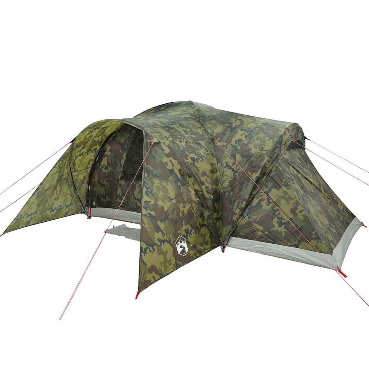 VIDAXL Tente familiale a dome 6 personnes camouflage impermeable