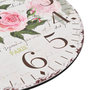 Voir la diapositive 5 : VIDAXL Horloge murale vintage Fleur 30 cm