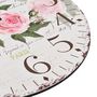Voir la diapositive 5 : VIDAXL Horloge murale vintage Fleur 30 cm