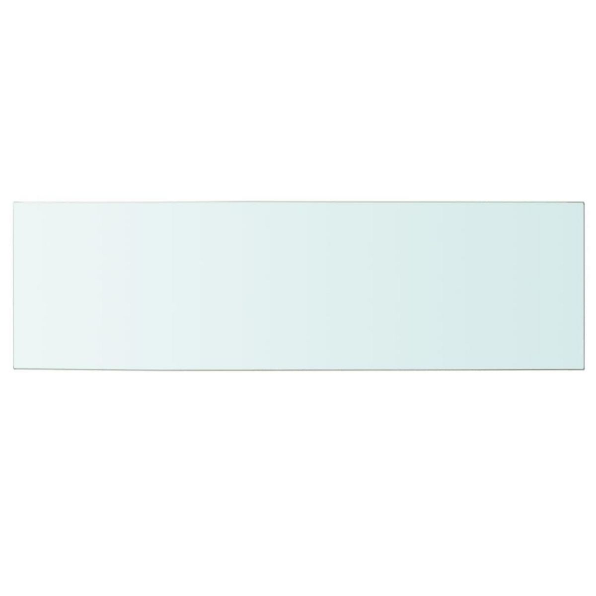 VIDAXL Panneau pour etagere Verre transparent 100 x 30 cm
