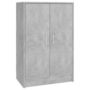 Voir la diapositive 2 : VIDAXL Armoire a chaussures Gris beton 60x35x92 cm Bois d'ingenierie