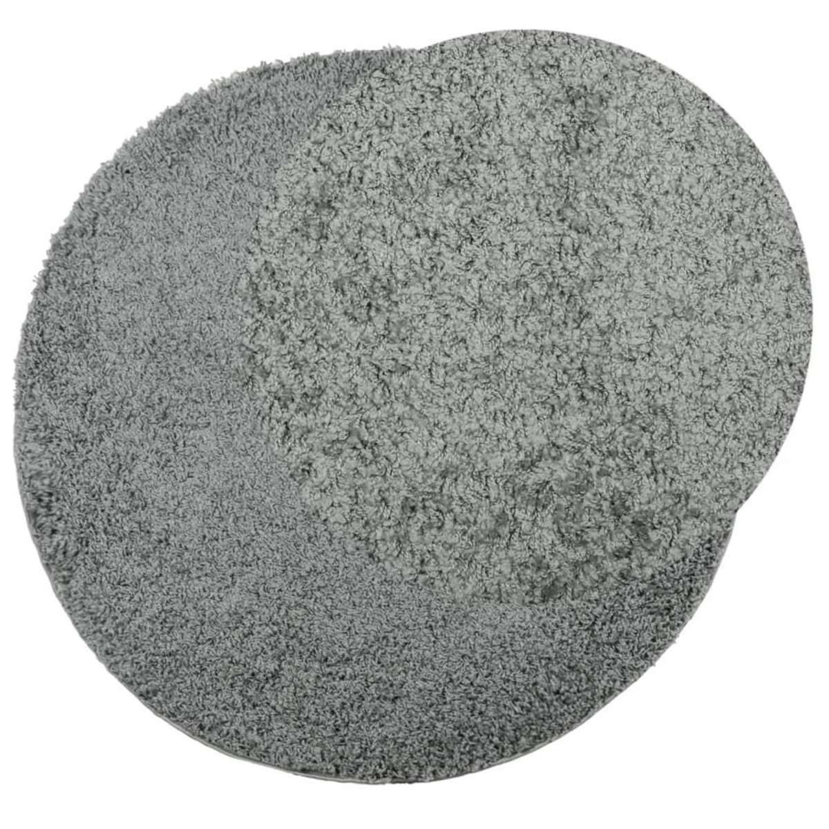 VIDAXL Tapis shaggy PAMPLONA poils longs moderne vert Ø 100 cm