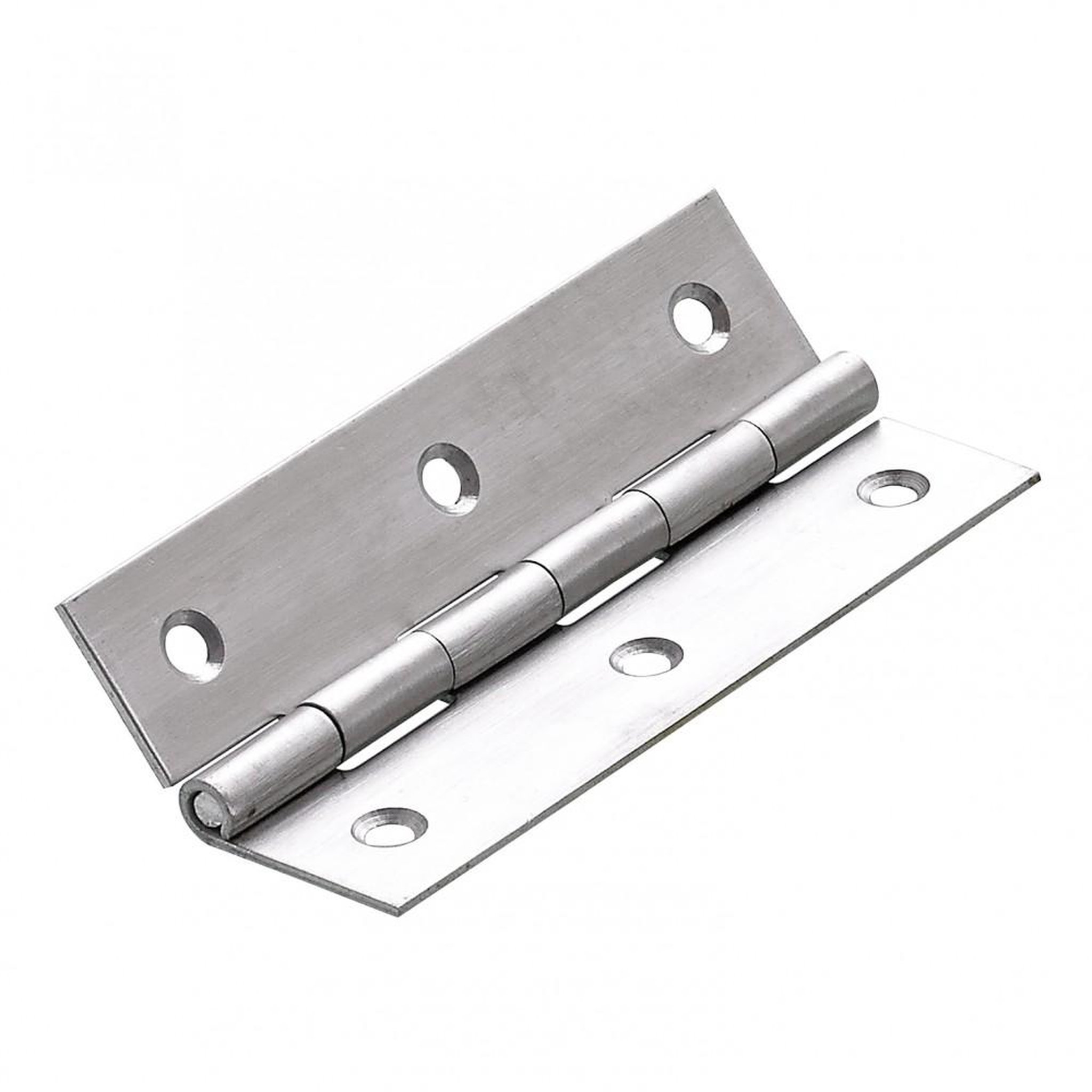 CENTRALE BRICO Charnière universelle inox pour meuble, L.100 x l.50 mm