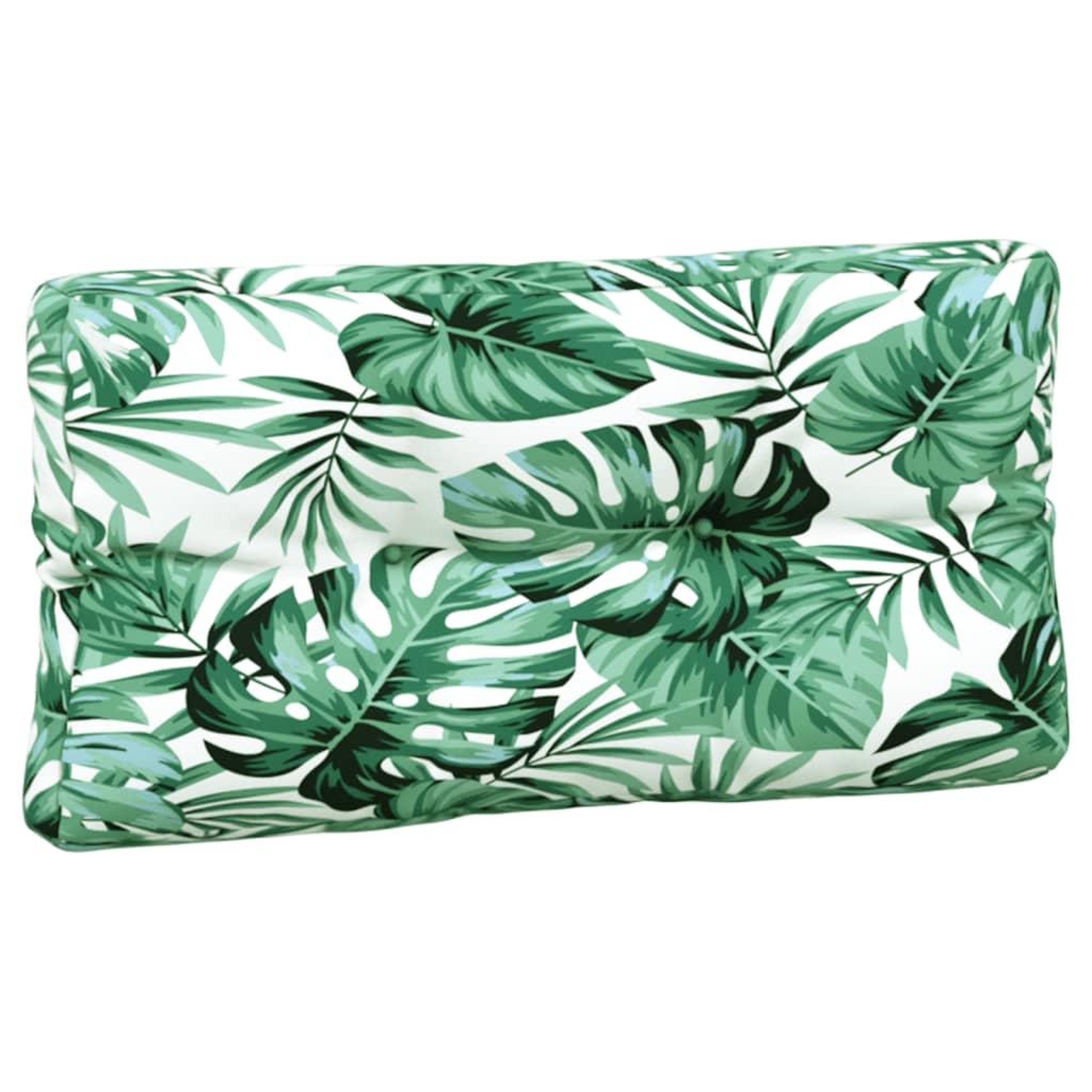 Voir la diapositive 5 : VIDAXL Coussins de palette 5 pcs motif de feuilles tissu