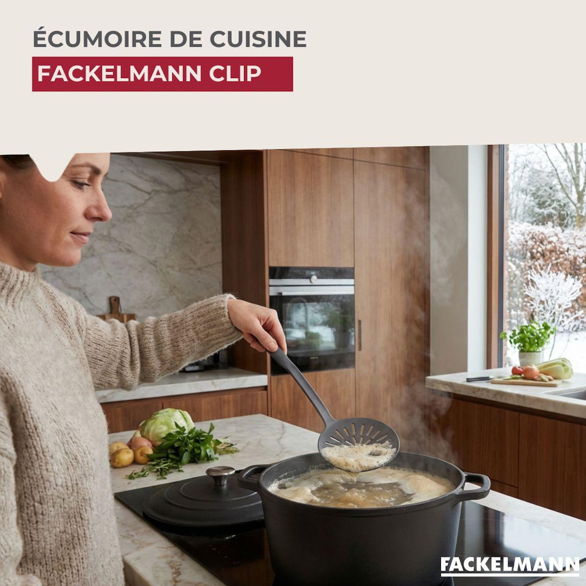 Fackelmann Écumoire 33,5 cm Fackelmann CLIP