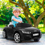 Voir la diapositive 2 : Audi Audi TT RS Voiture Electrique Enfant (2x25W) 103x62x44 cm - Marche av/ar, Phares, Musique, Ceinture et Télécommande parentale