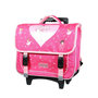 Voir la diapositive 2 : Bagtrotter BAGTROTTER Cartable à roulettes 38 cm Phileas Rose Danseuses