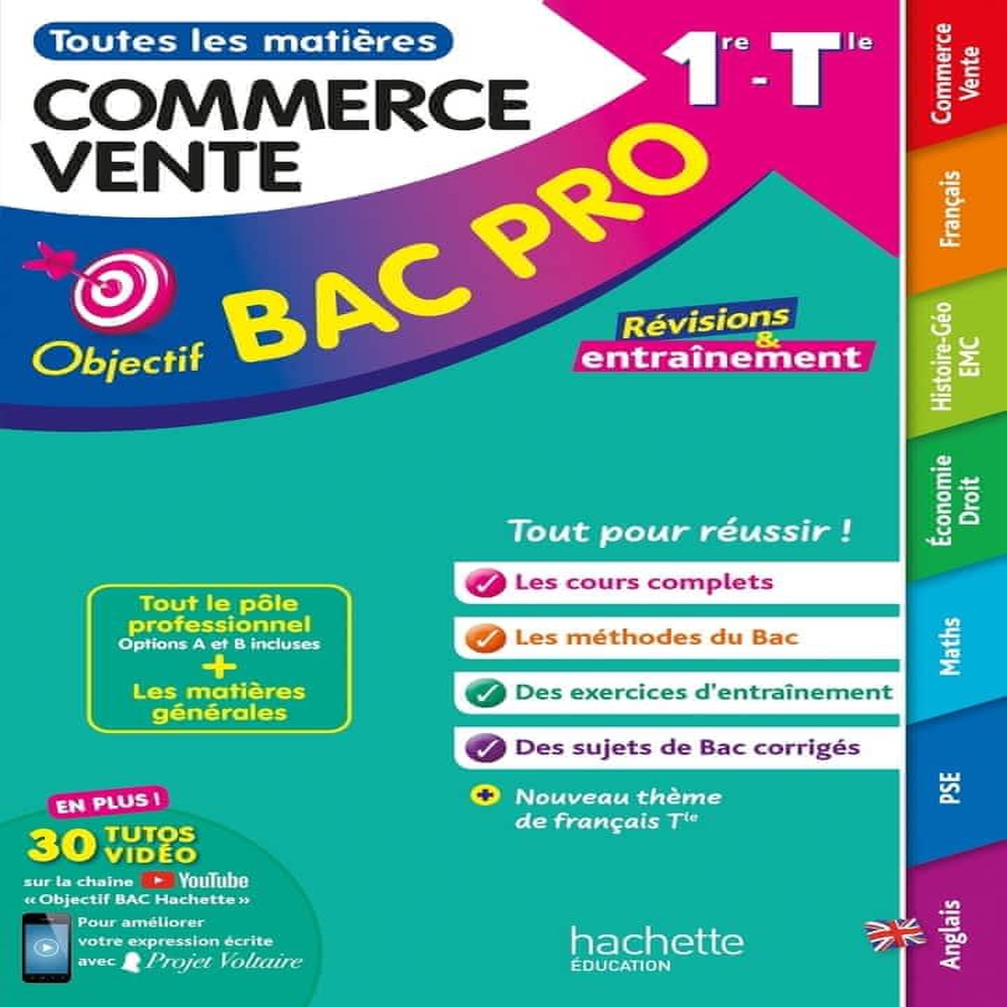 TOUTES LES MATIERES COMMERCE VENTE 1RE TLE. EDITION 2025, Libert Peggy