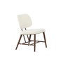 Voir la diapositive 4 : Paris Prix Fauteuil Design Bouclette  Midland  84cm Blanc