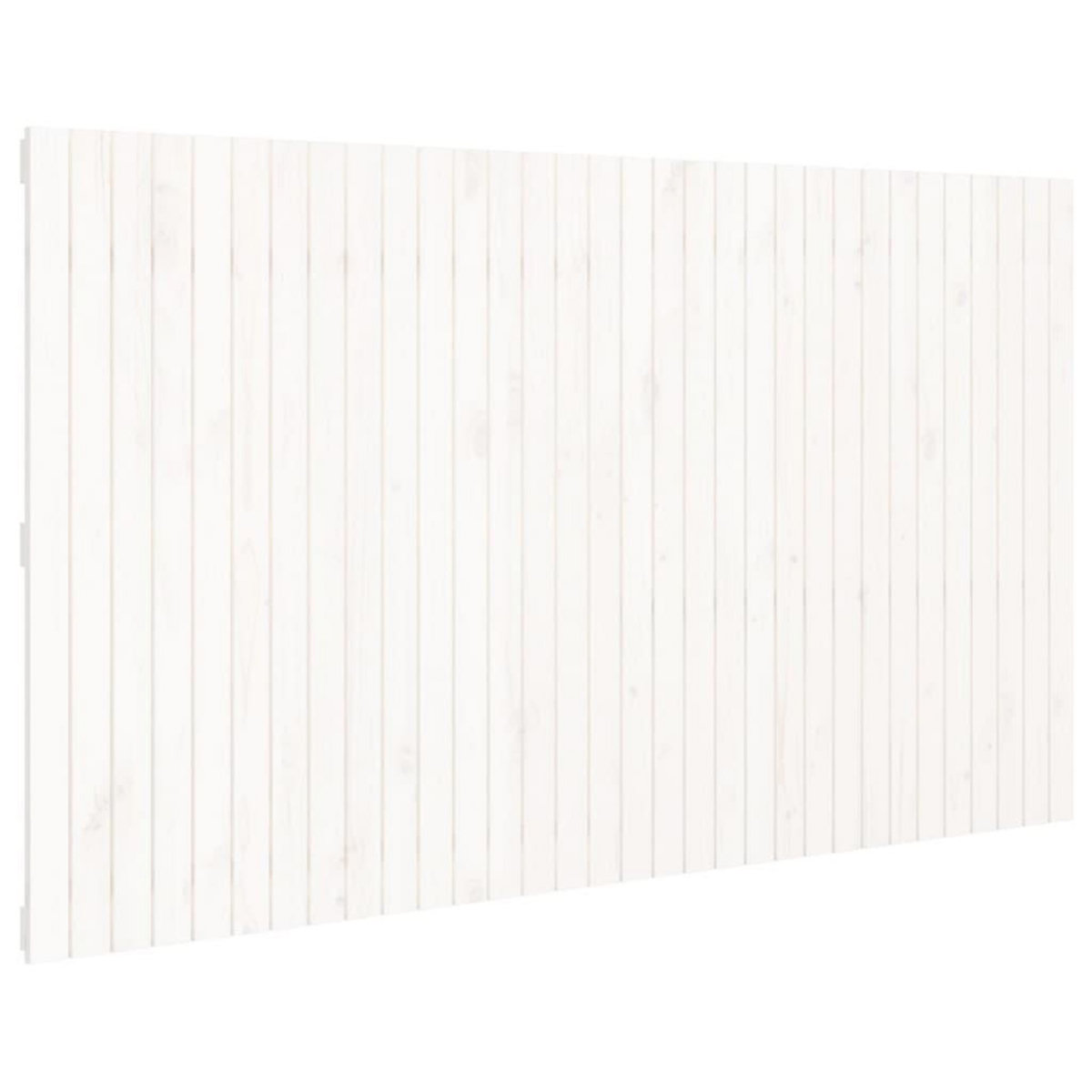 VIDAXL Tete de lit murale Blanc 204x3x110 cm Bois massif de pin