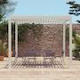 Voir la diapositive 2 : SWEEEK Pergola bioclimatique aluminium lames orientables 3x3m V2 Triomphe