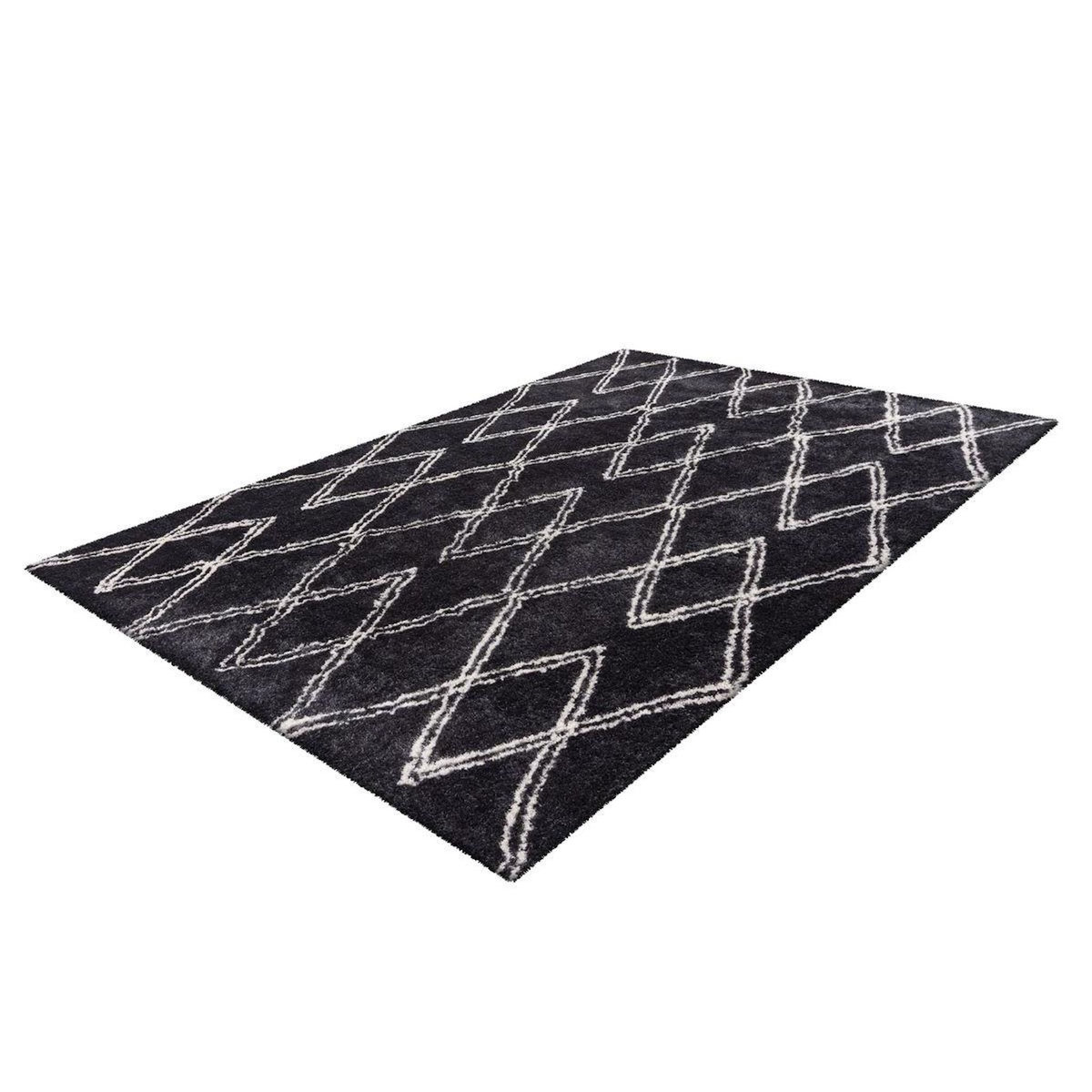 Paris Prix Tapis Tissé Géométrique  Orlando  Anthracite