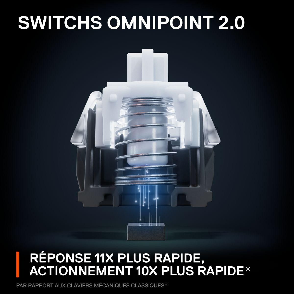 STEEL SERIES Clavier gamer sans fil APEX PRO TKL WIRELESS