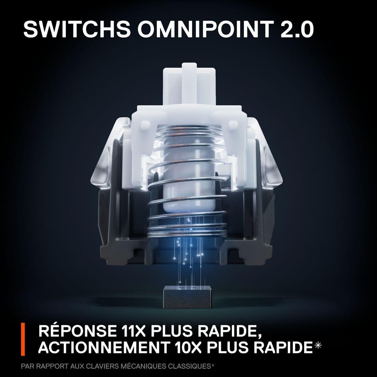 STEEL SERIES Clavier gamer sans fil APEX PRO TKL WIRELESS