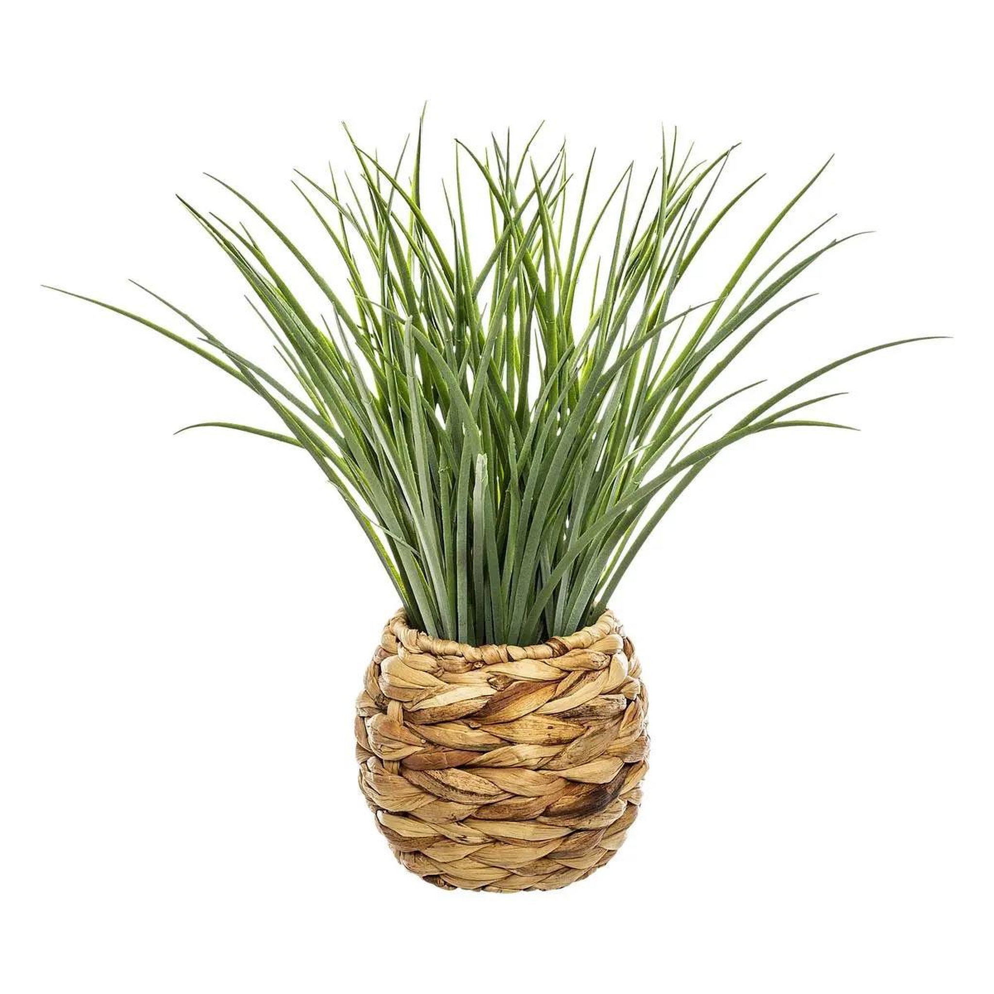 ATMOSPHERA Plante artificielle & pot  herbes  46cm naturel