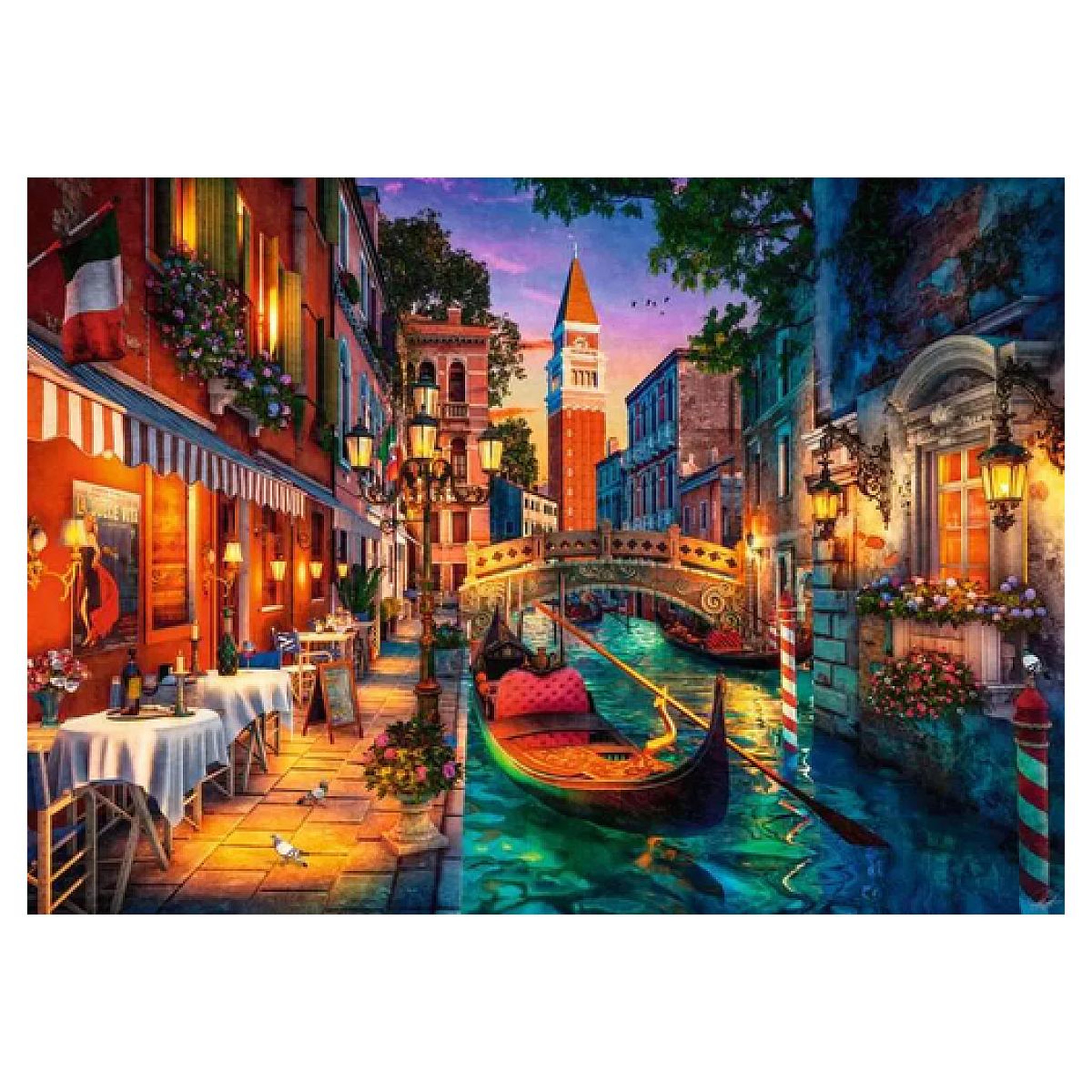 Voir la diapositive 2 : RAVENSBURGER 1000 p Croisière sur les canaux à Venise
