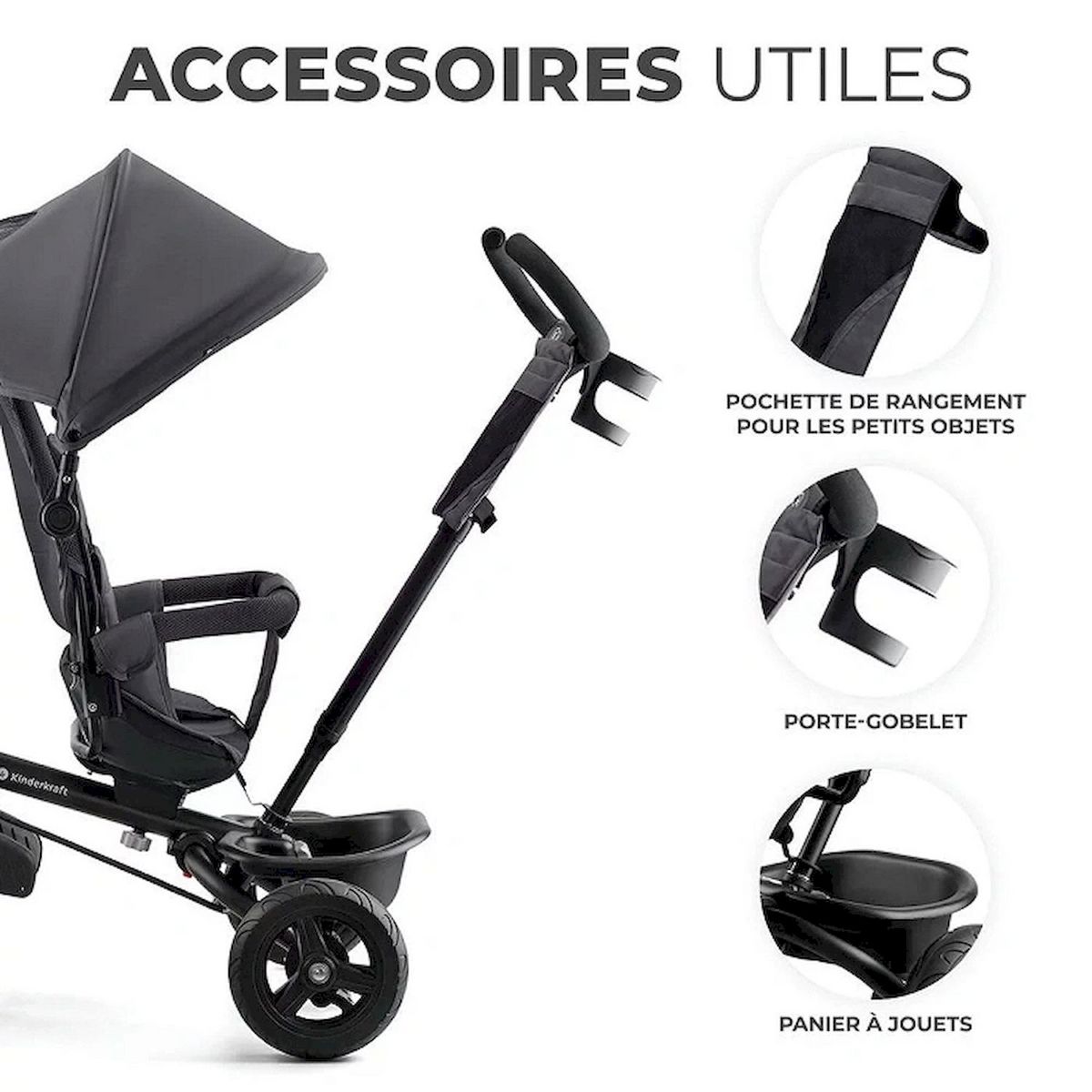 KINDERKRAFT Tricycle évolutif Aveo bébé