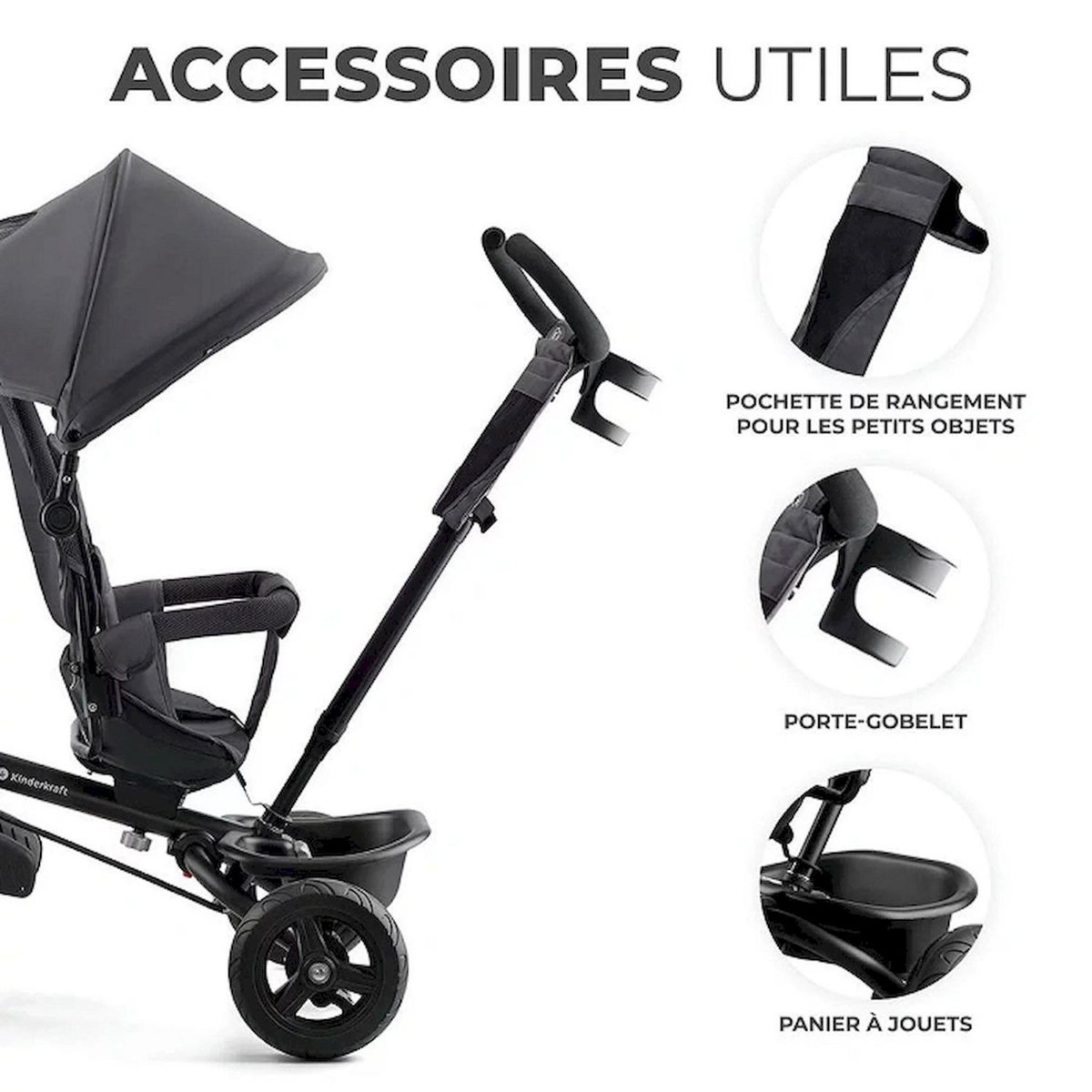 KINDERKRAFT Tricycle évolutif Aveo bébé