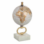 Paris Prix Globe sur Pied en Marbre  Mappemonde  20cm Or
