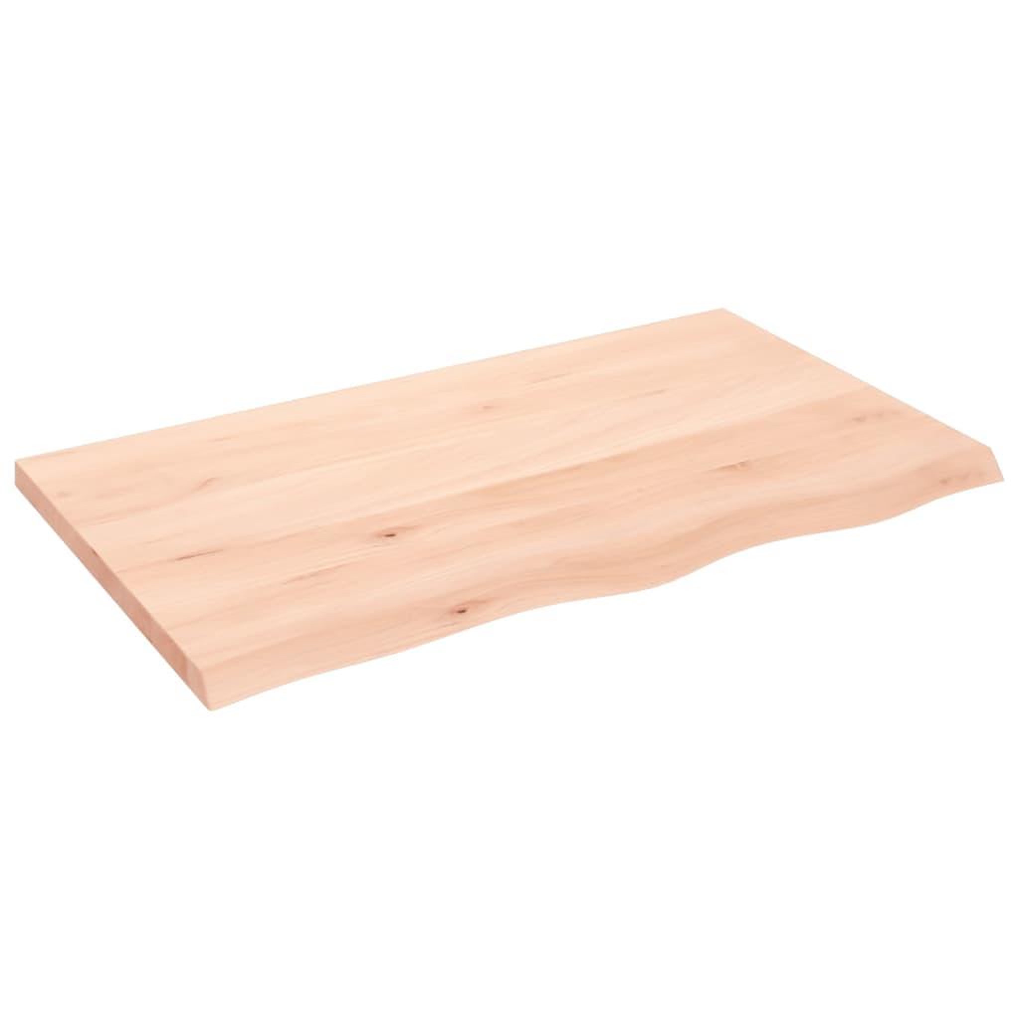 Voir la diapositive 2 : VIDAXL Comptoir de salle de bain 100x60x(2-4)cm bois massif non traite