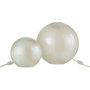 Voir la diapositive 4 : Paris Prix Lampe à Poser Ronde  Pearl  29cm Blanc
