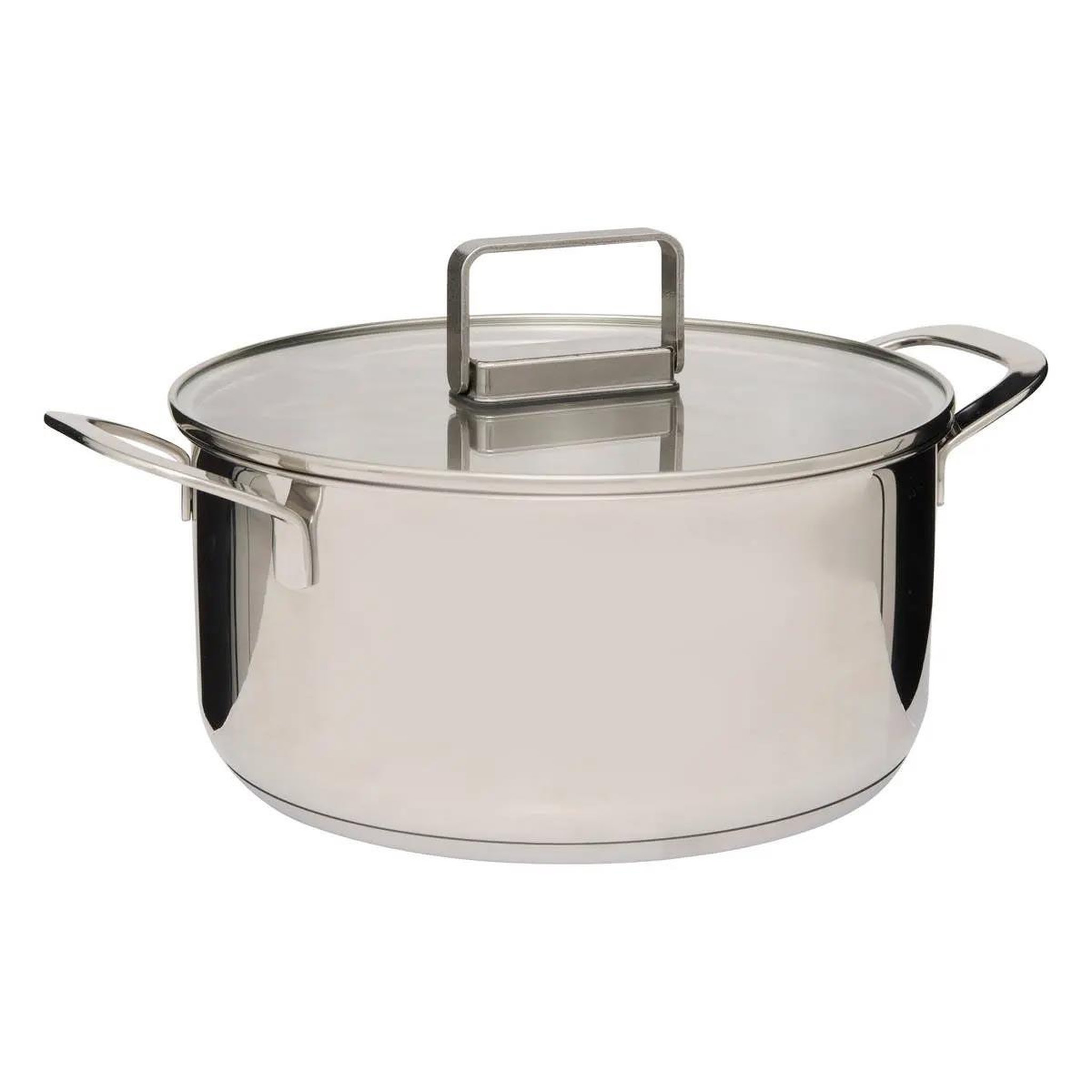 Voir la diapositive 2 : FIVE Lot de 2 faitouts en inox  brillance  24cm argent