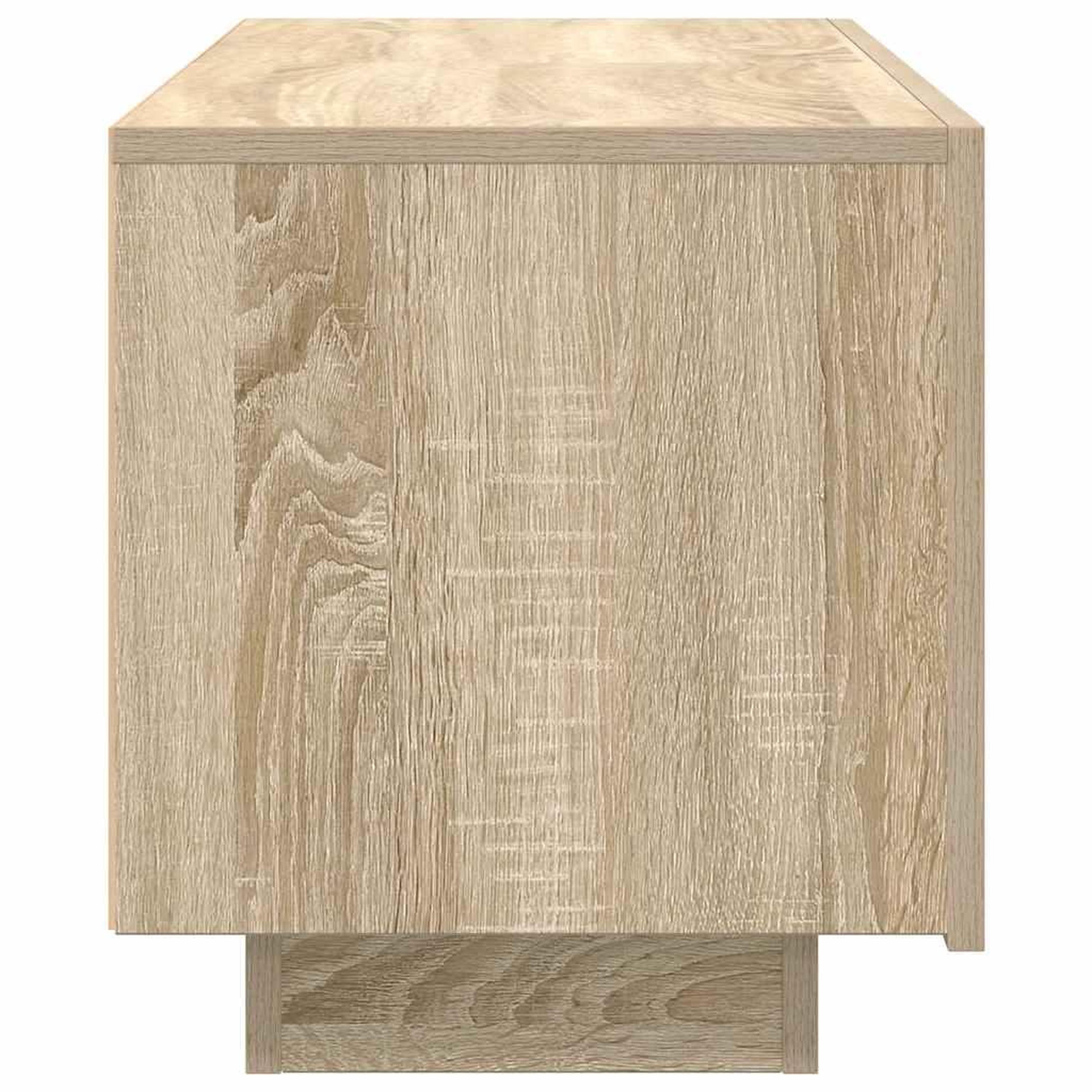 Voir la diapositive 5 : VIDAXL Meuble TV Chene sonoma 100x35x40 cm Bois d'ingenierie
